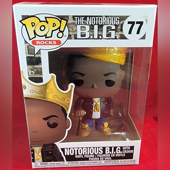 Notorious b.i.g. with crown funko # 77 (nib) - Picture 4 of 7